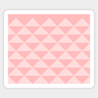 Abstract Triangles pattern - pink. Sticker